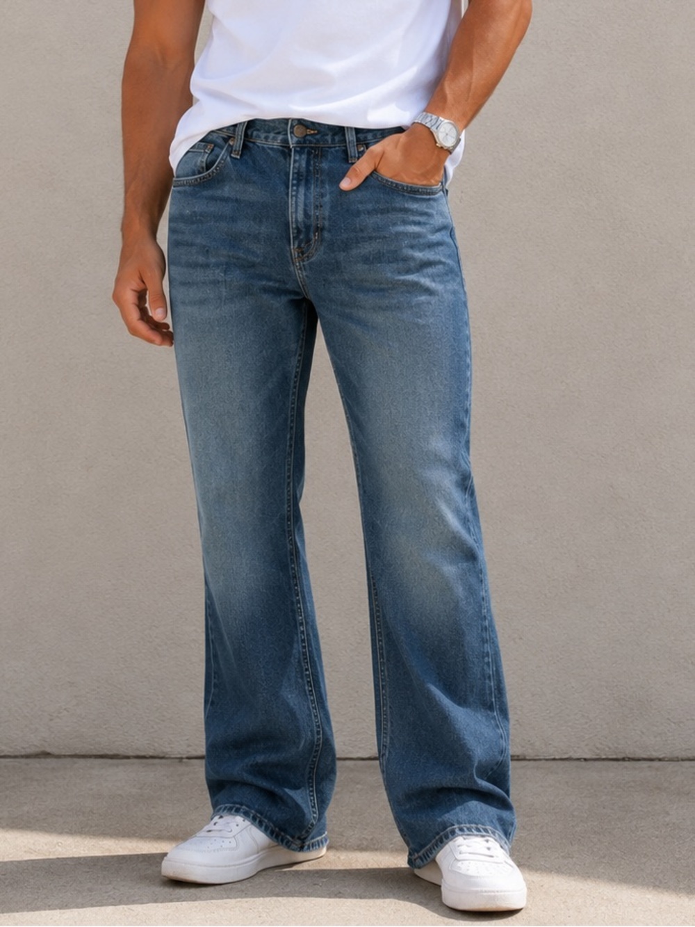 Old Navy Straight Built-In Flex Denim Jeans - Size 33x32